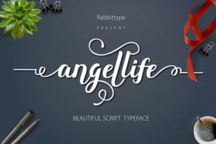 Angellife Beauty: A Handwritten Font for Editorial Elegance