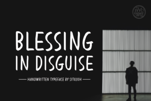 Blessing in Disguise Font: Bold Script for Campaigns