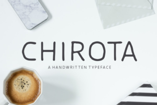 Chirota Font: A Handwritten Typeface for Editorial Design