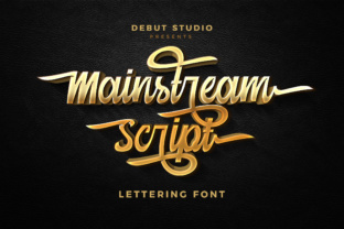 Enhance Your Brand with Mainstream: A Modern Script Font