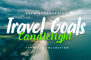 Enhance Your Brand with Travel Goals Candlelight Font
