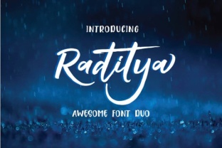 Enhancing Web Design with Raditya: A Handwritten Typeface