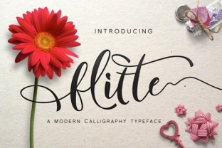 Flitte: A Handwritten Script Font for Polished Branding