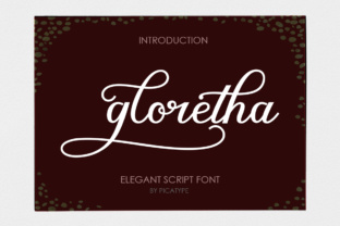 Gloretha: A Modern Calligraphy Font for Web Design