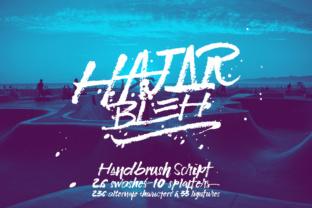 Hajar Bleh Font: Expressive Handwriting for Editorial Design