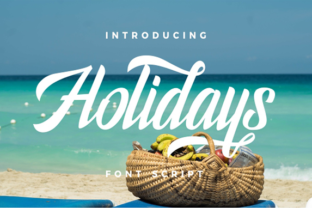 Holidays Typeface: A Versatile Script Font for Creative Projects