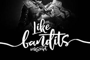Like Bandits Ink: A Handwritten Script for Polished Branding