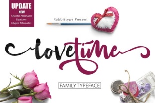 Love Time: A Handwritten Script for Modern Web Design
