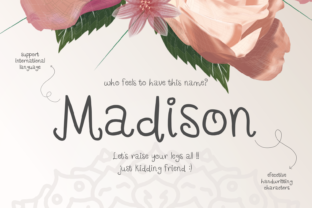 Madison Font: A Playful Handwritten Typeface for Makers