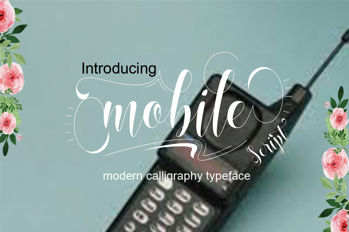 Mobile Font Review: Modern Calligraphy for Campaigns