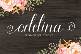 Odelina Font: Handlettered Script for Digital Design