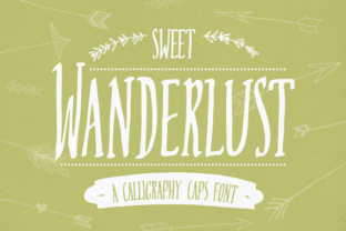 Sweet Wanderlust Font for Handmade Crafts
