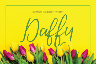 Testing Daffy Font for Boutique Brand Identity